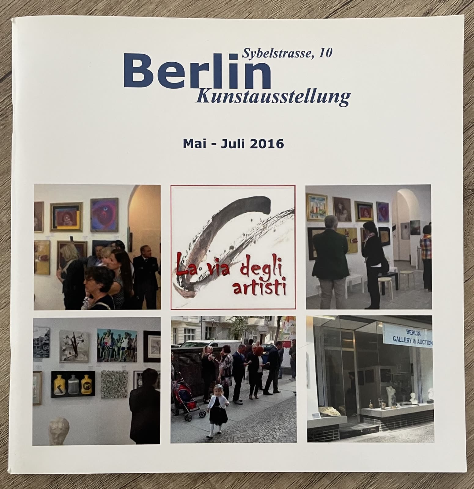 Copertina del catalogo, Sybelstrasse 10