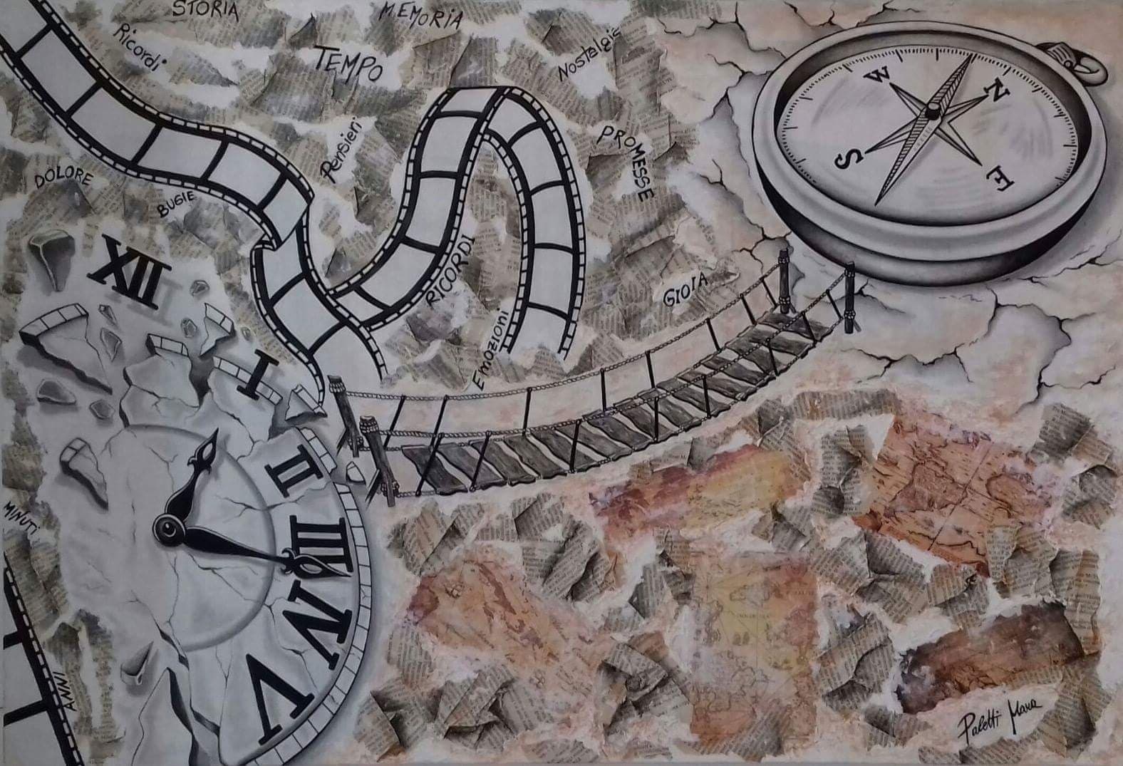 "IN EQUILIBRIO TRA PASSATO E FUTURO", mista — Mara Paletti