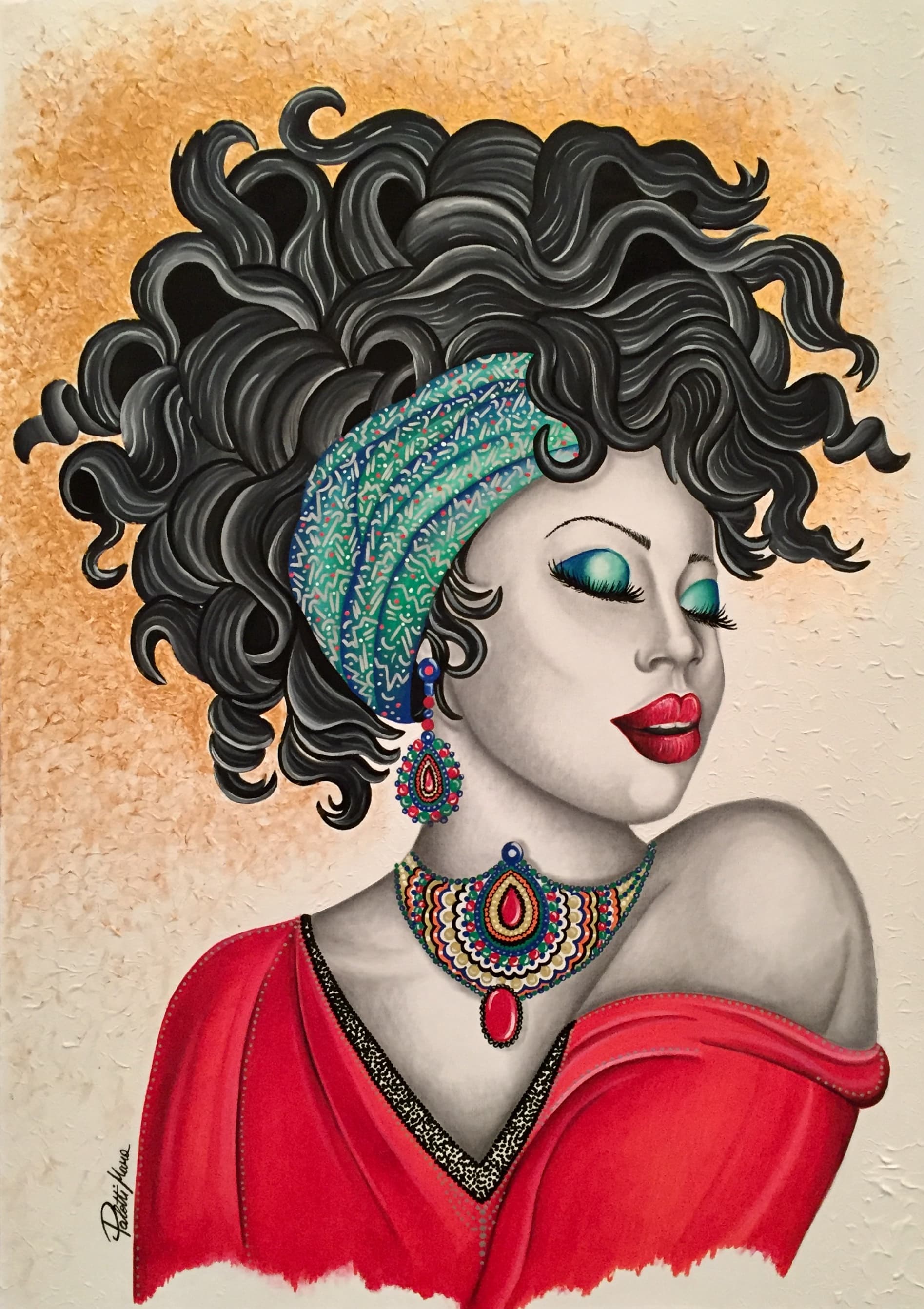“UNA ESTRELLA”, Acrilico e grafite — Mara Paletti