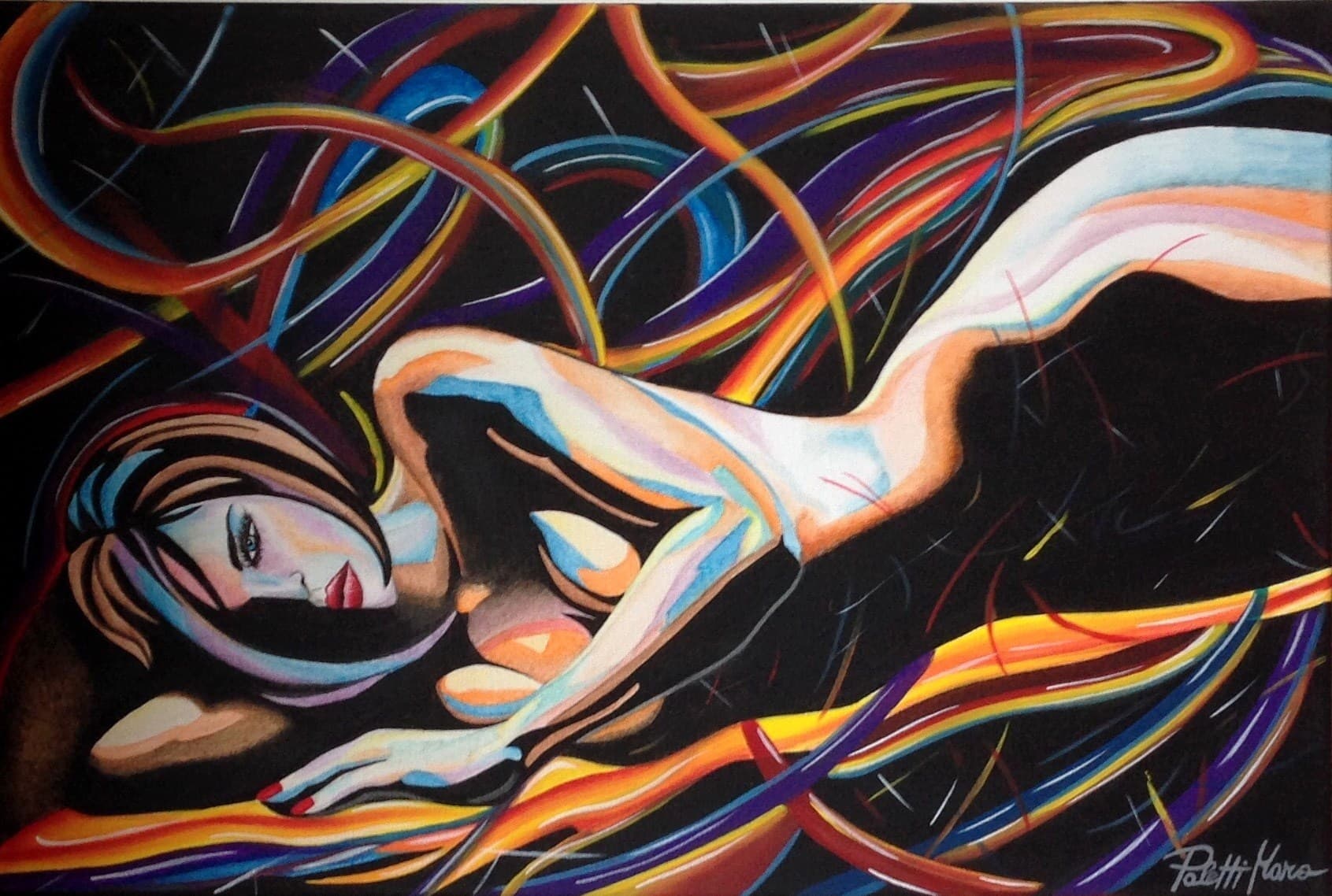 "FANTASIE A COLORI", acrilico — Mara Paletti
