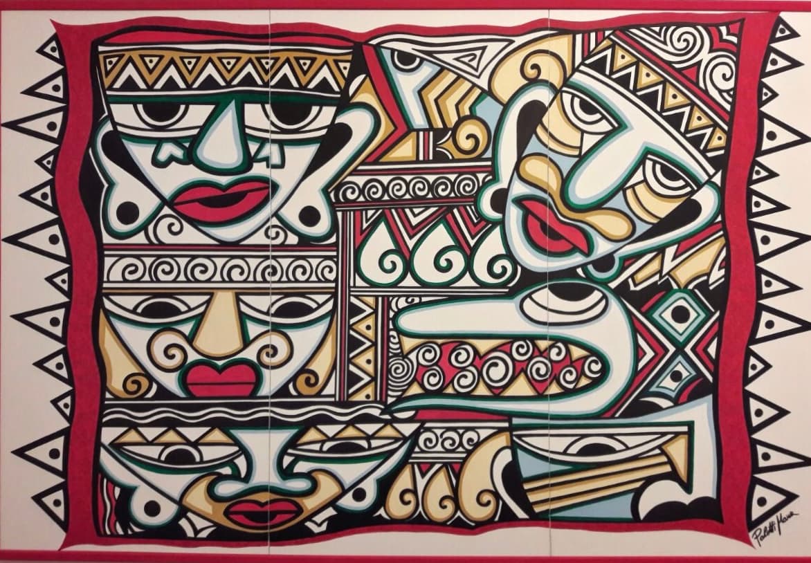 «TRIBÙ», Acrílico — Mara Paletti