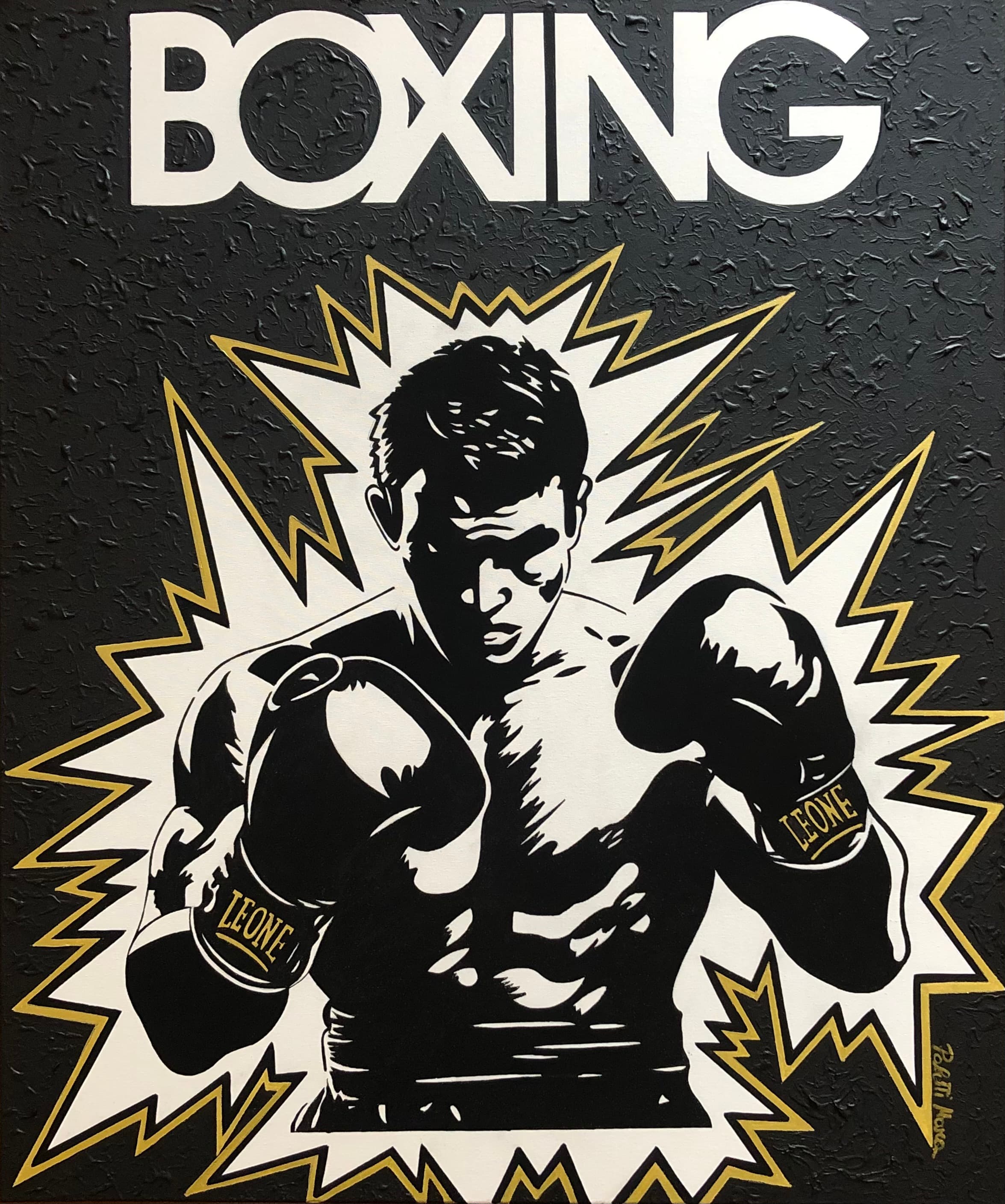 BOXING, Acrilico — Mara Paletti