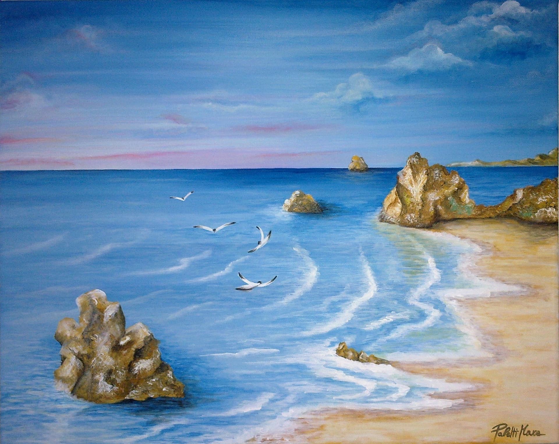 "...LA MAGIA DELL' ISOLA...", acrilico — Mara Paletti