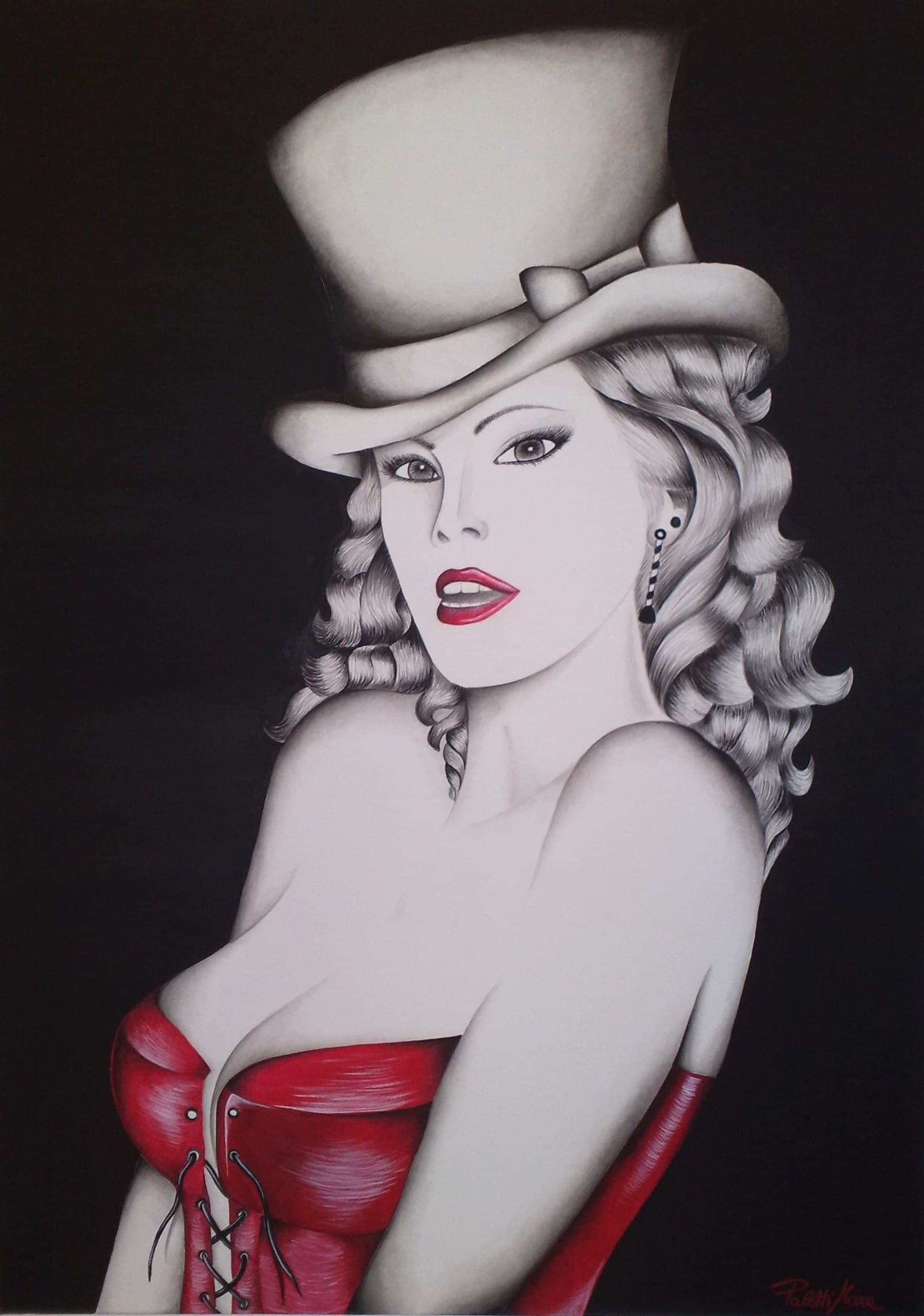 "BURLESQUE 2", acrilico — Mara Paletti
