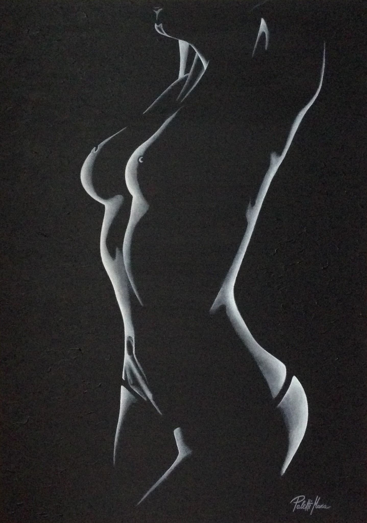 "TRA LUCI ED OMBRE", acrilico — Mara Paletti